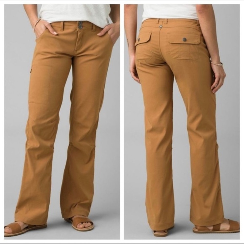 NWT PrAna Halle Straight Pant Women's Earthbound Short Inseam 14